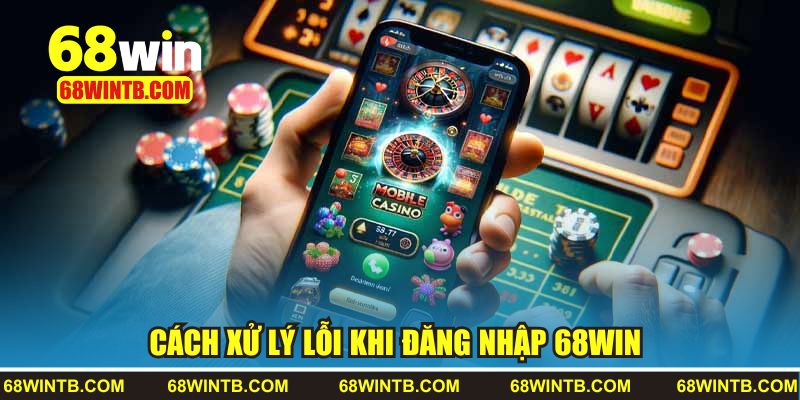 Đăng Nhập 68WIN 3 Cách xử lý lỗi trong quá trình đăng nhập 68WIN